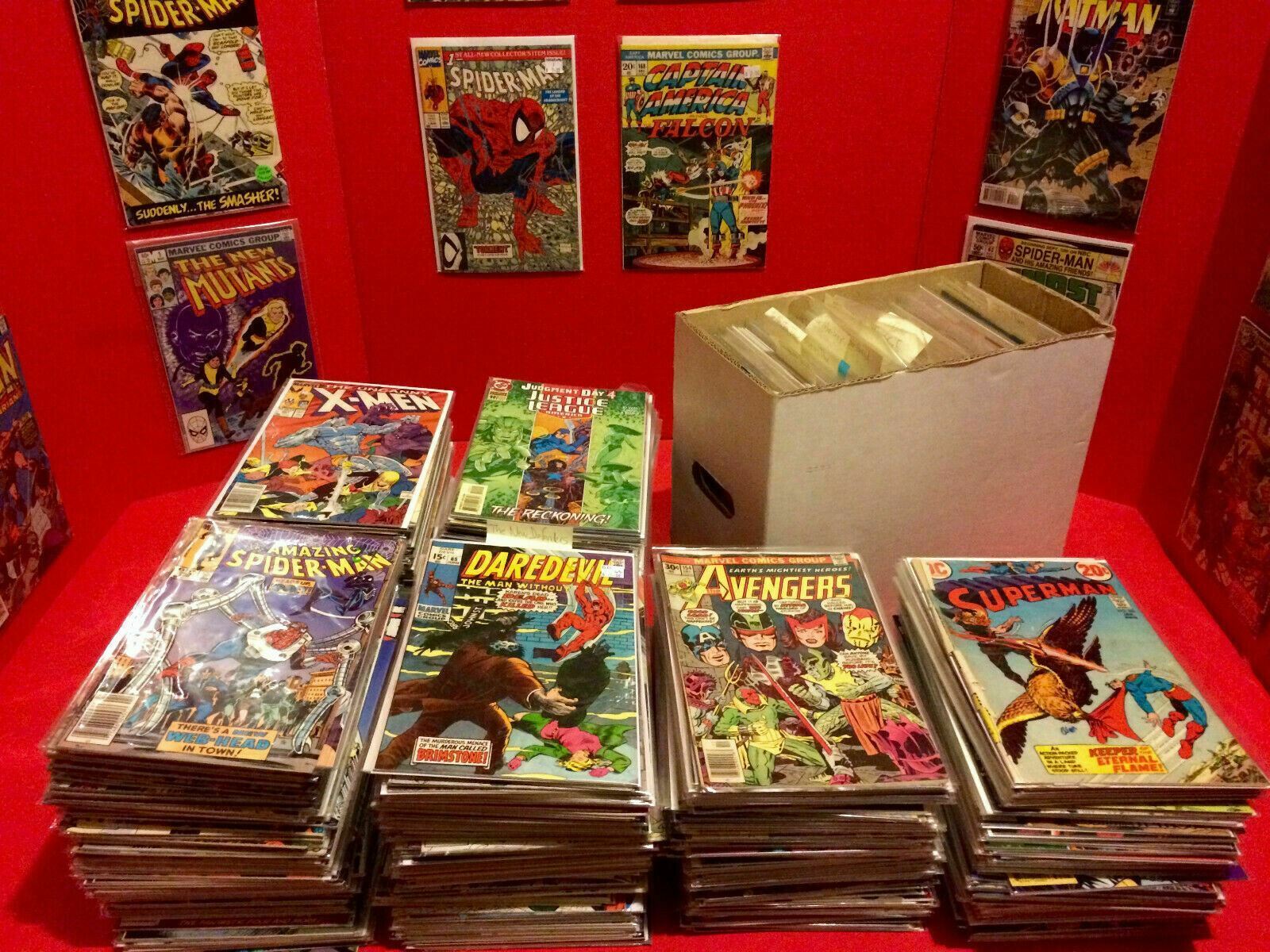 HUGE 25 COMICS BOOK LOT-MARVEL, DC, INDIES VF+ to NM+ All Bagged and Boarded