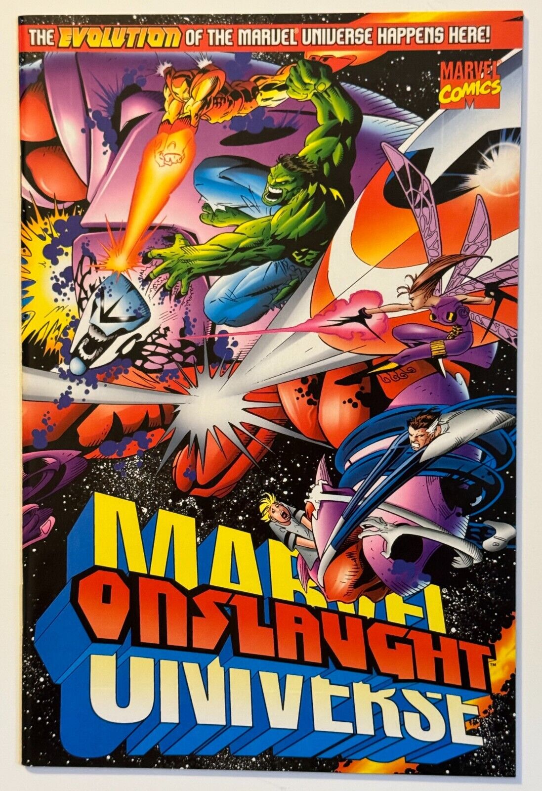 ONSLAUGHT Marvel Universe Comic 1996 Mark Waid Andy Kubert