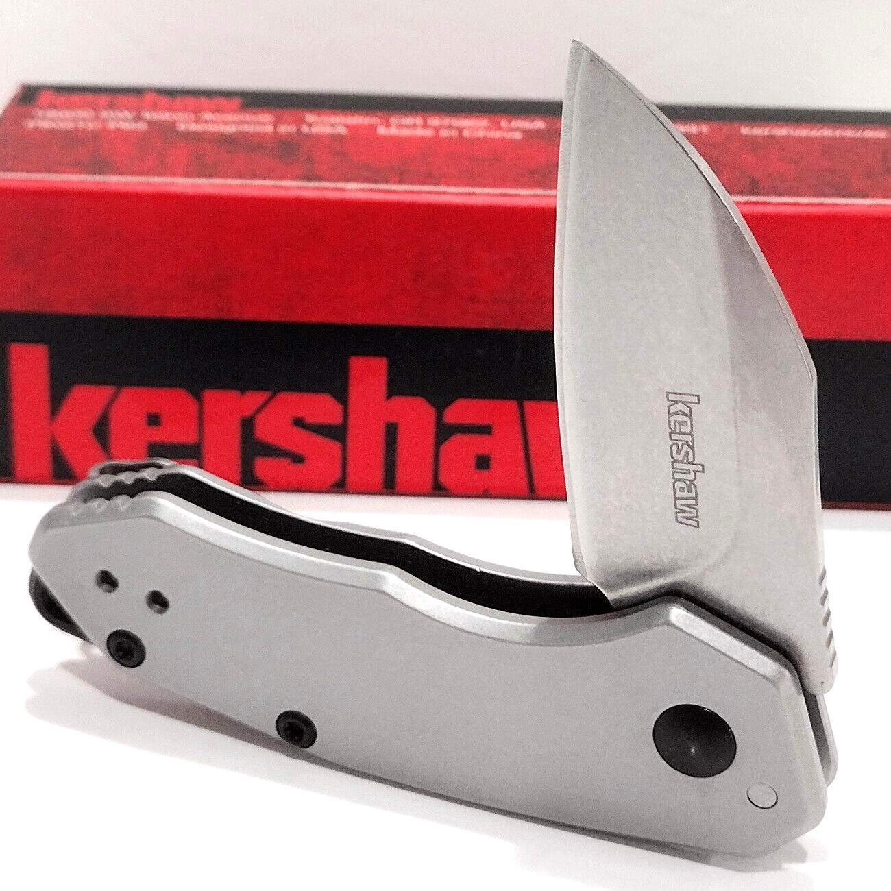KERSHAW Rate KS1408 Wharncliffe Spring Open Assisted Framelock A/O Pocket Knife