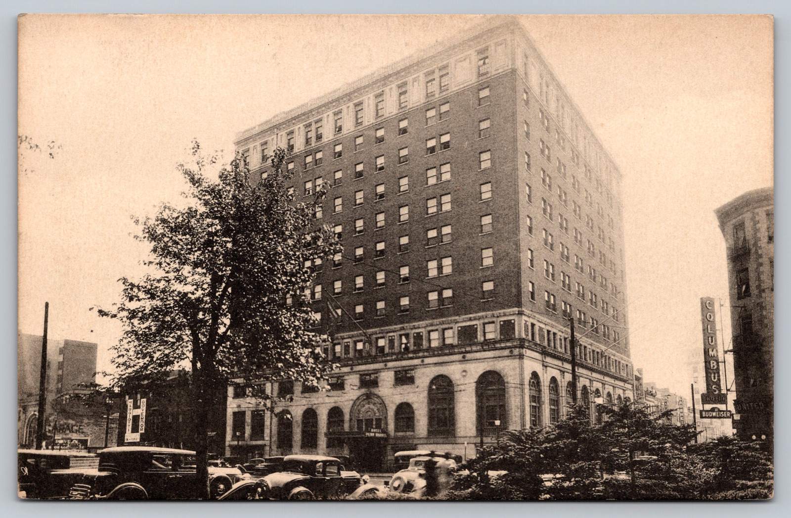 Postcard  c1930 RPPC Hotel Penn Harris Harrisburg PA