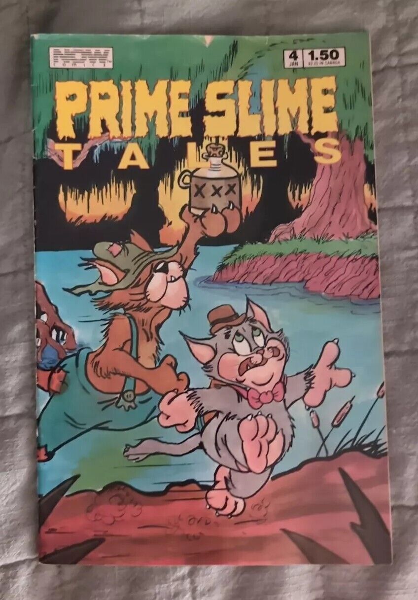 Prime Slime Tales 4 1987 Now Comics Last Issue Shipped Bagged And Boarded