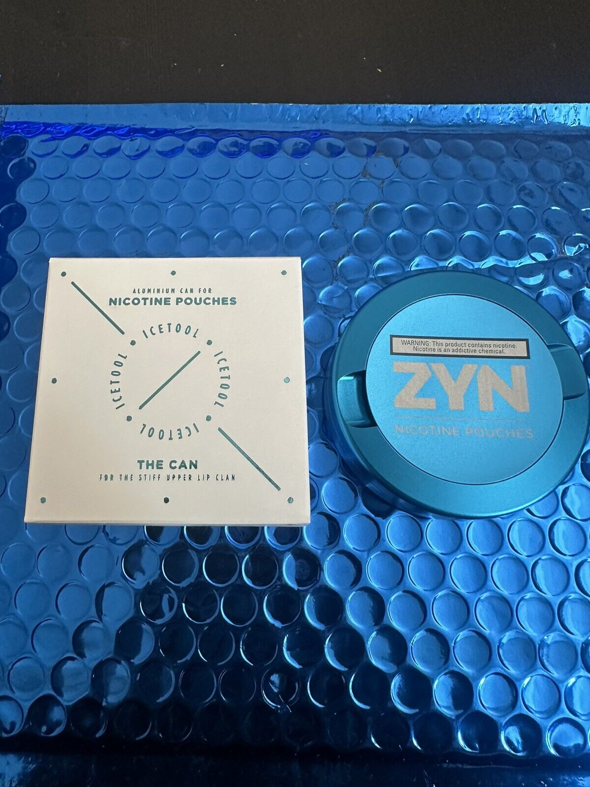 Zyn Metal Can Rewards Only Cyan Blue Sold Out