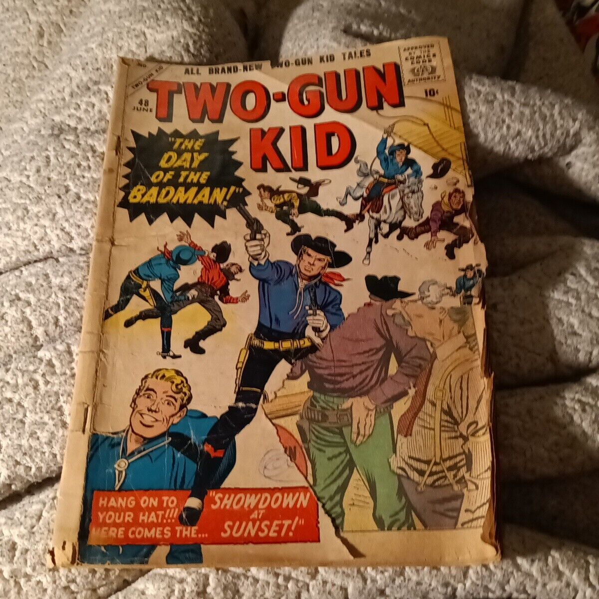 Two-Gun Kid #48 atlas Marvel comics 1959/1960 origin The Day Of The Badman 