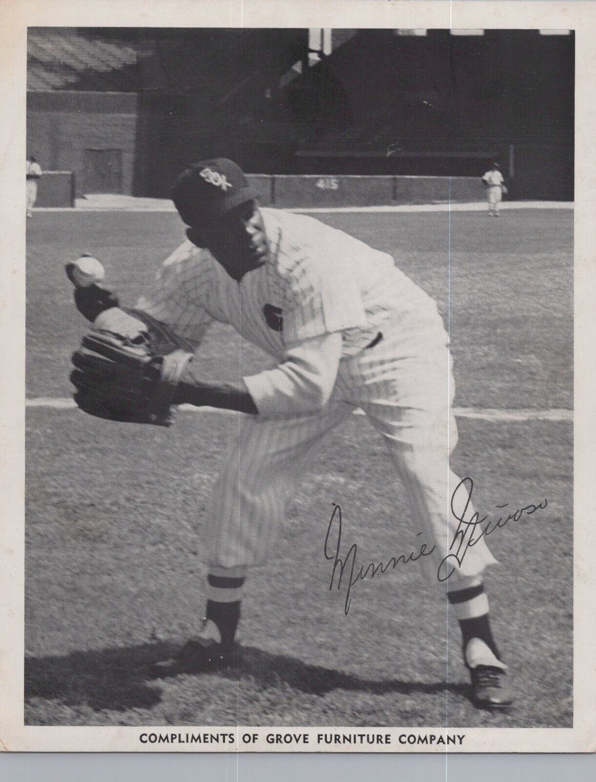 OUTSTANDING CUBAN MLB BASEBALL PLAYER HOF MINNIE MINOSO CUBA 1950s Photo Y 403