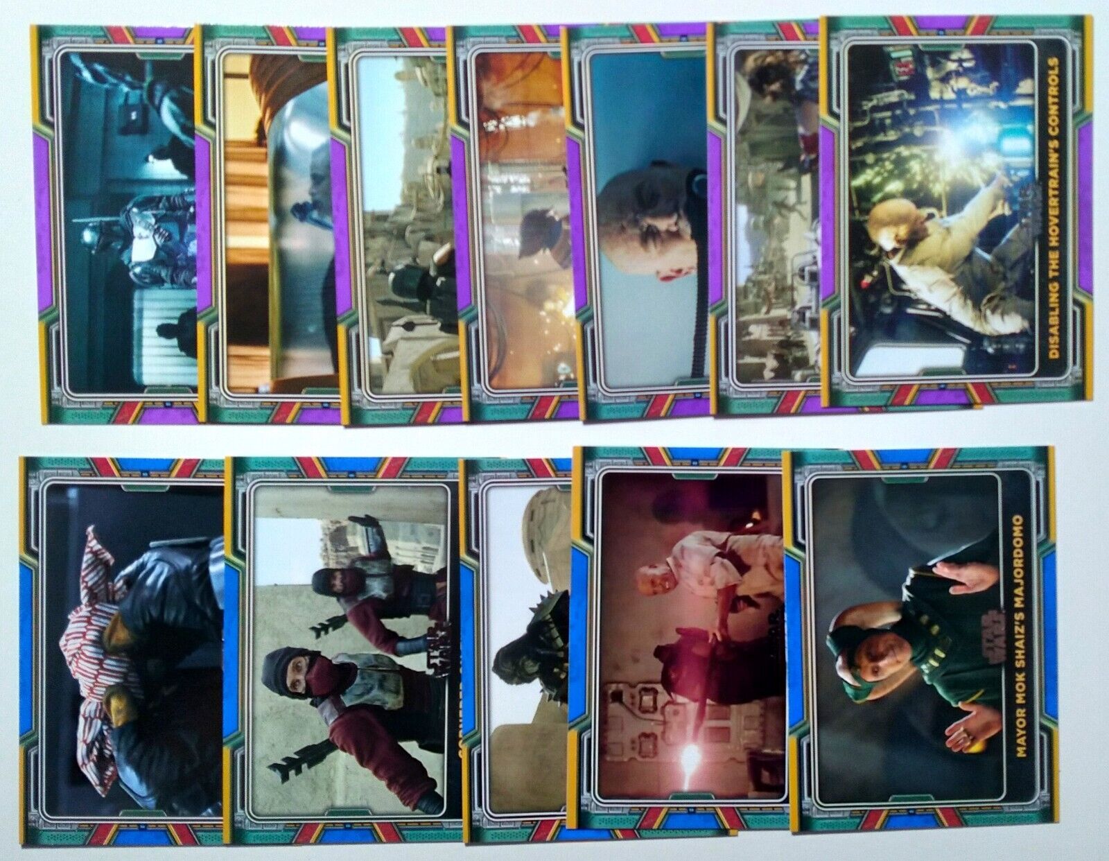 2022 Topps Star Wars The Book Of Boba Fett Blue & Purple Parallels (12)