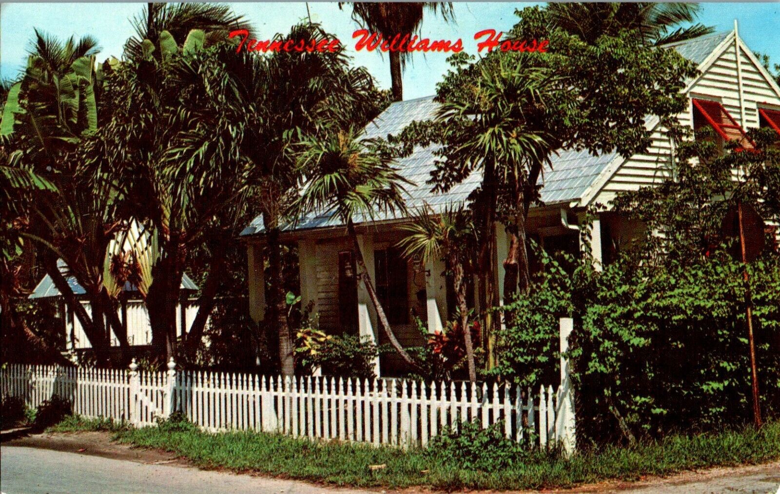 Tennessee Williams House, Old Key West, Florida FL chrome Postcard