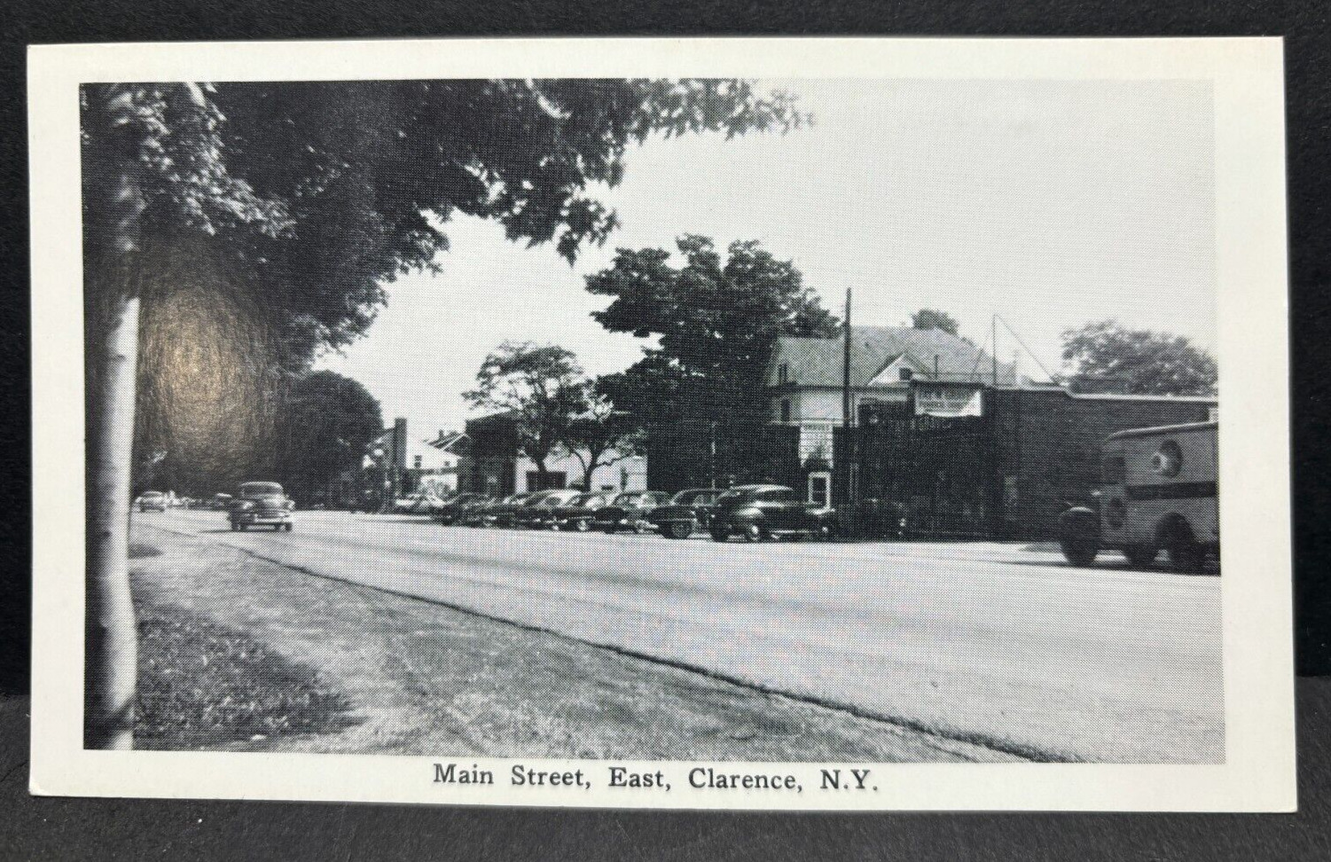 Postcard Main Street East Clarence N.Y.