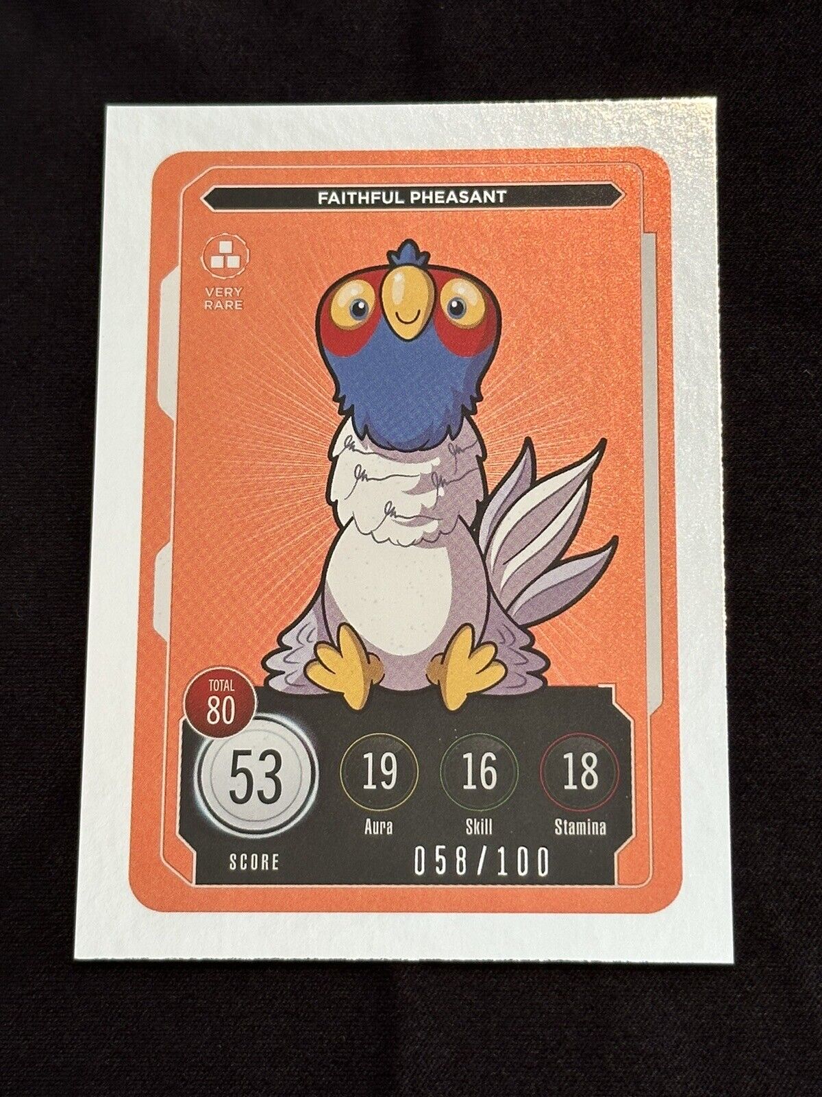 VERY RARE FAITHFUL PHEASANT- #058 Of 100 - VeeFriends Compete & Collect