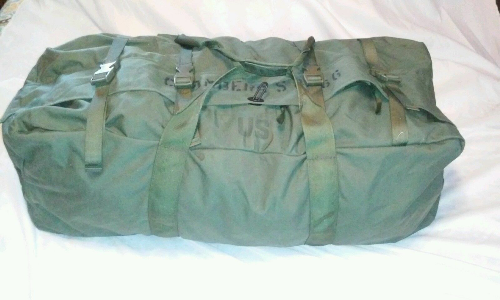 USGI Military Improved Deployment / Flight Duffle Bag Back Pack USGI - Good