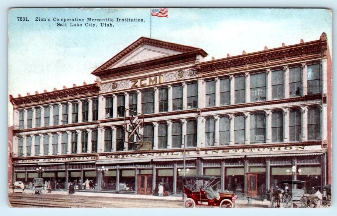 SALT LAKE CITY, Utah UT ~ ZION\'S CO-OPERATIVE MERCANTILE 1910s   Postcard
