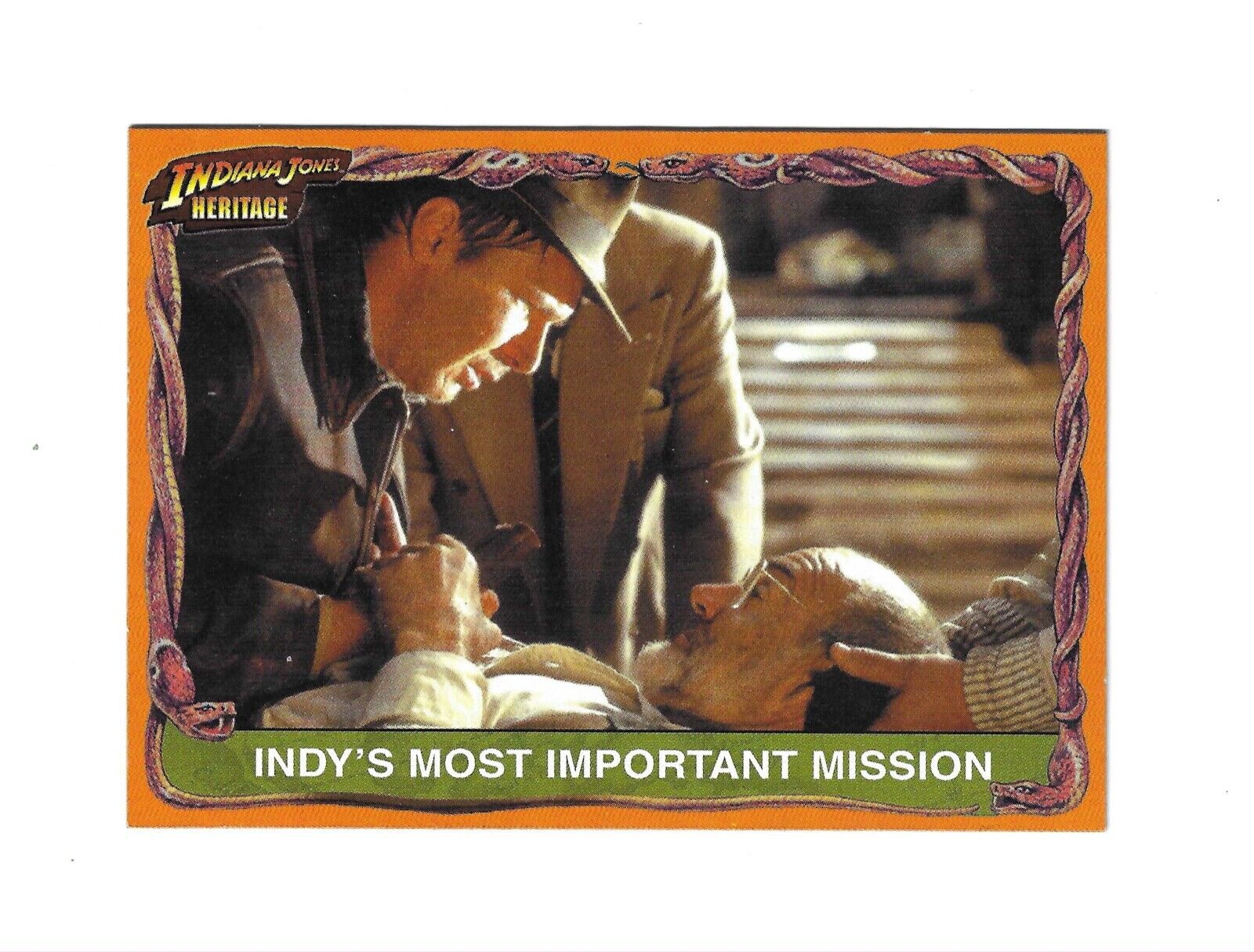 2008 Topps Indiana Jones Heritage #77 Indy\'s most important mission
