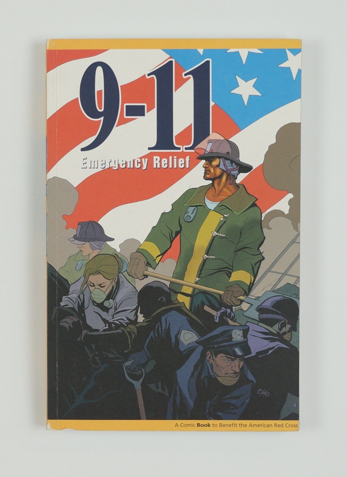 9-11: Emergency Relief TPB #1 FN SIGNED & SKETCH Dean Haspiel Peter Kuper & more
