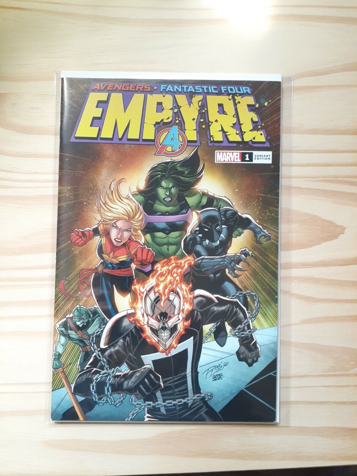 Empire Marvel #1 Variant Edition Avengers Fantastic Four Comic Book New Board...