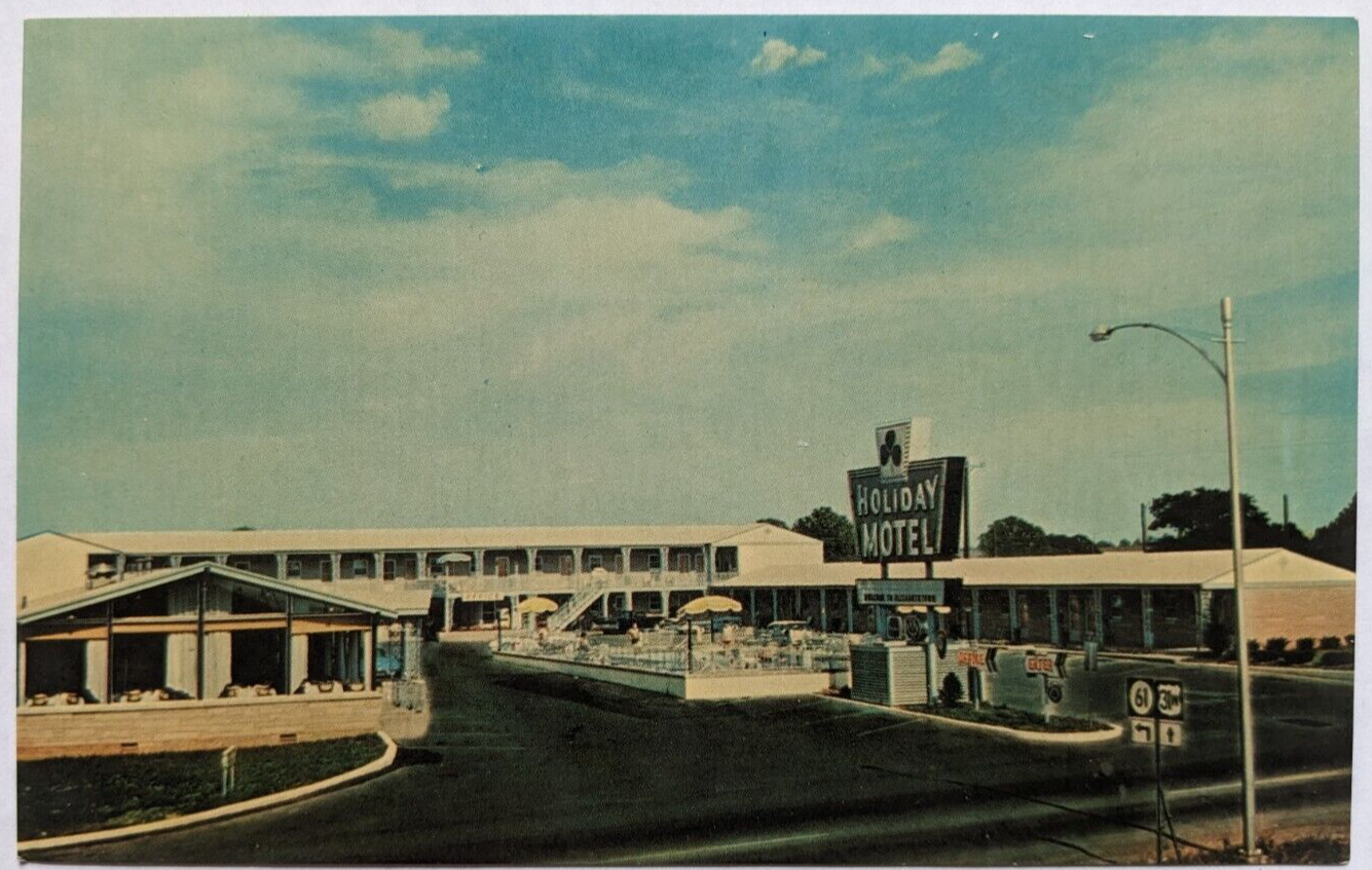 Holiday Motel & Restaurant  Elizabethtown Kentucky KY  Vintage Postcard  B1