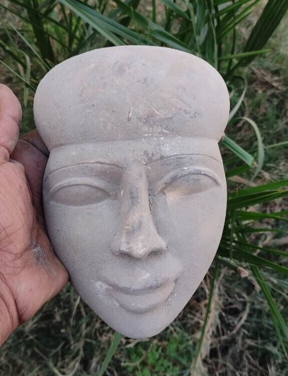 Rare Ancient Egyptian Antiques Egyptian Pharaonic Mask Of King Akhenaten Bc