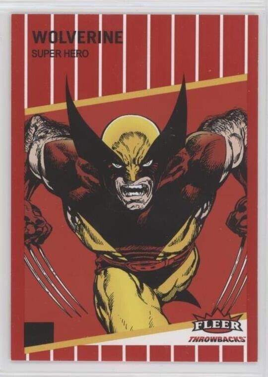 2023 UD Fleer Throwbacks '89 Marvel Red Set 30 Cards Venom Spider-man Wolverine