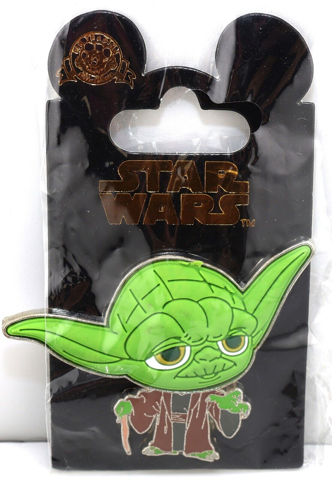 HKDL Hong Kong Star Wars Big Head Yoda Disney Pin
