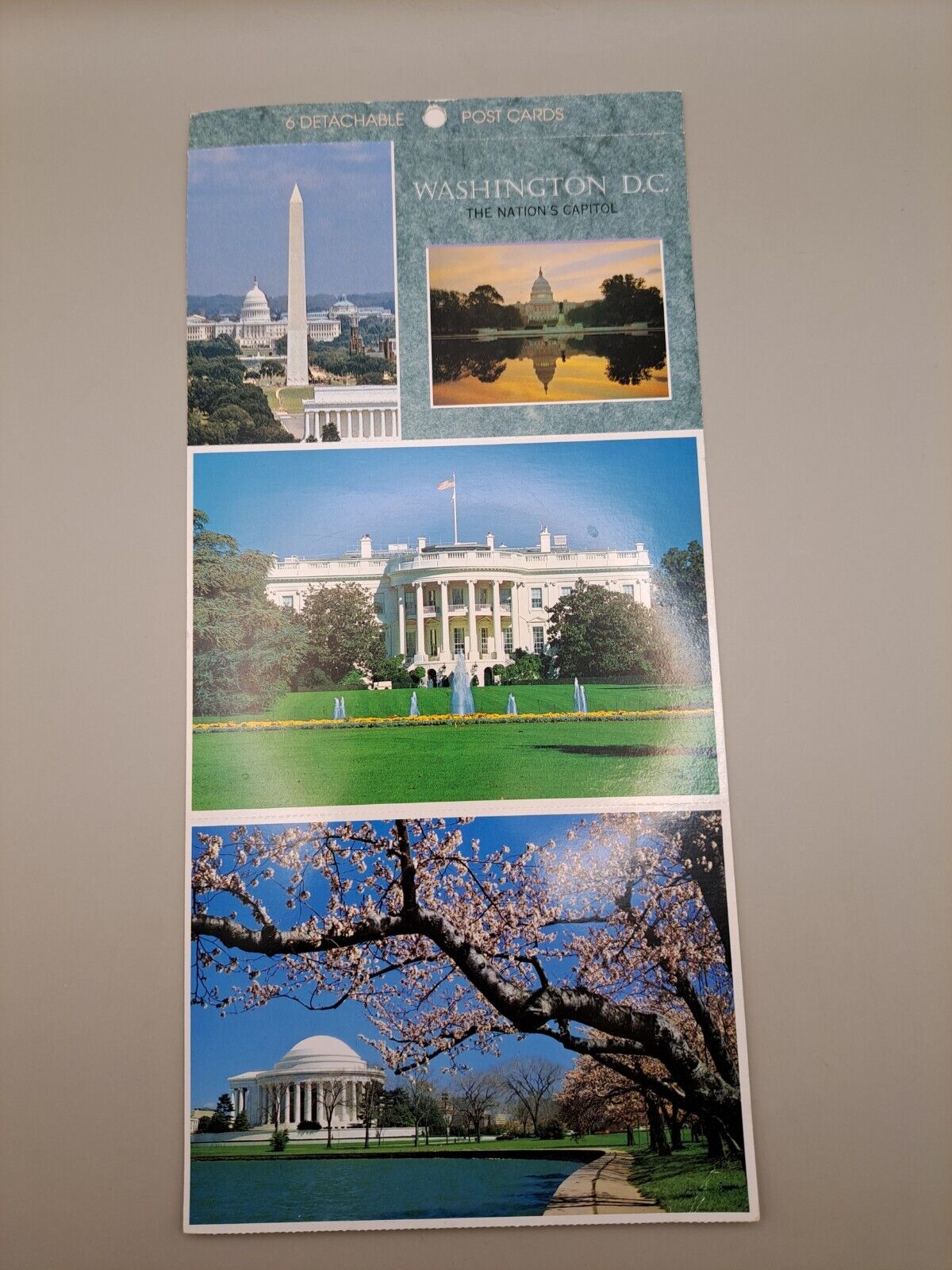 Vintage Washington DC Monument Postcard Set of 5 