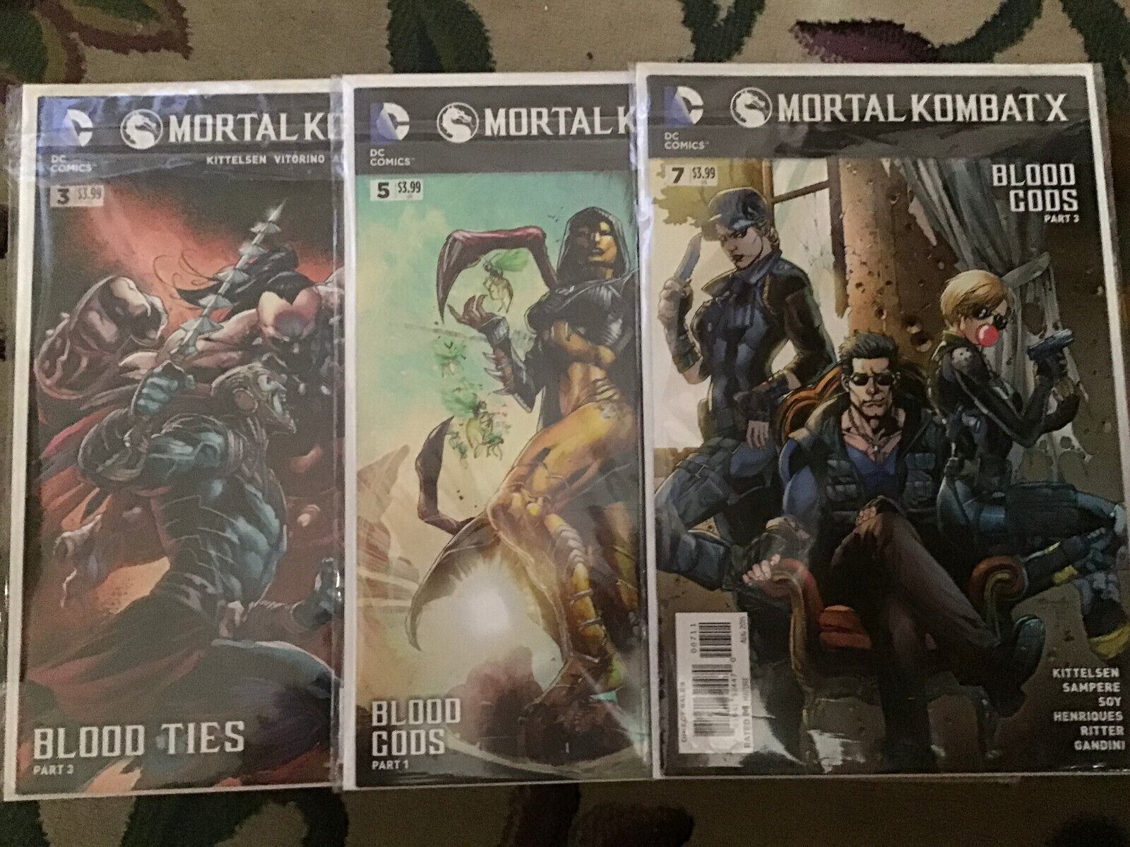 Mortal Kombat X comic set