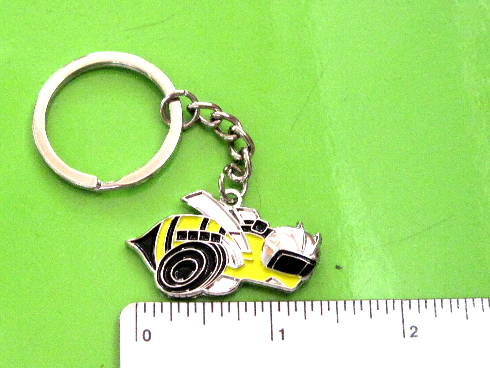 SUPER BEE - keychain , key chain GIFT BOXED Two sided