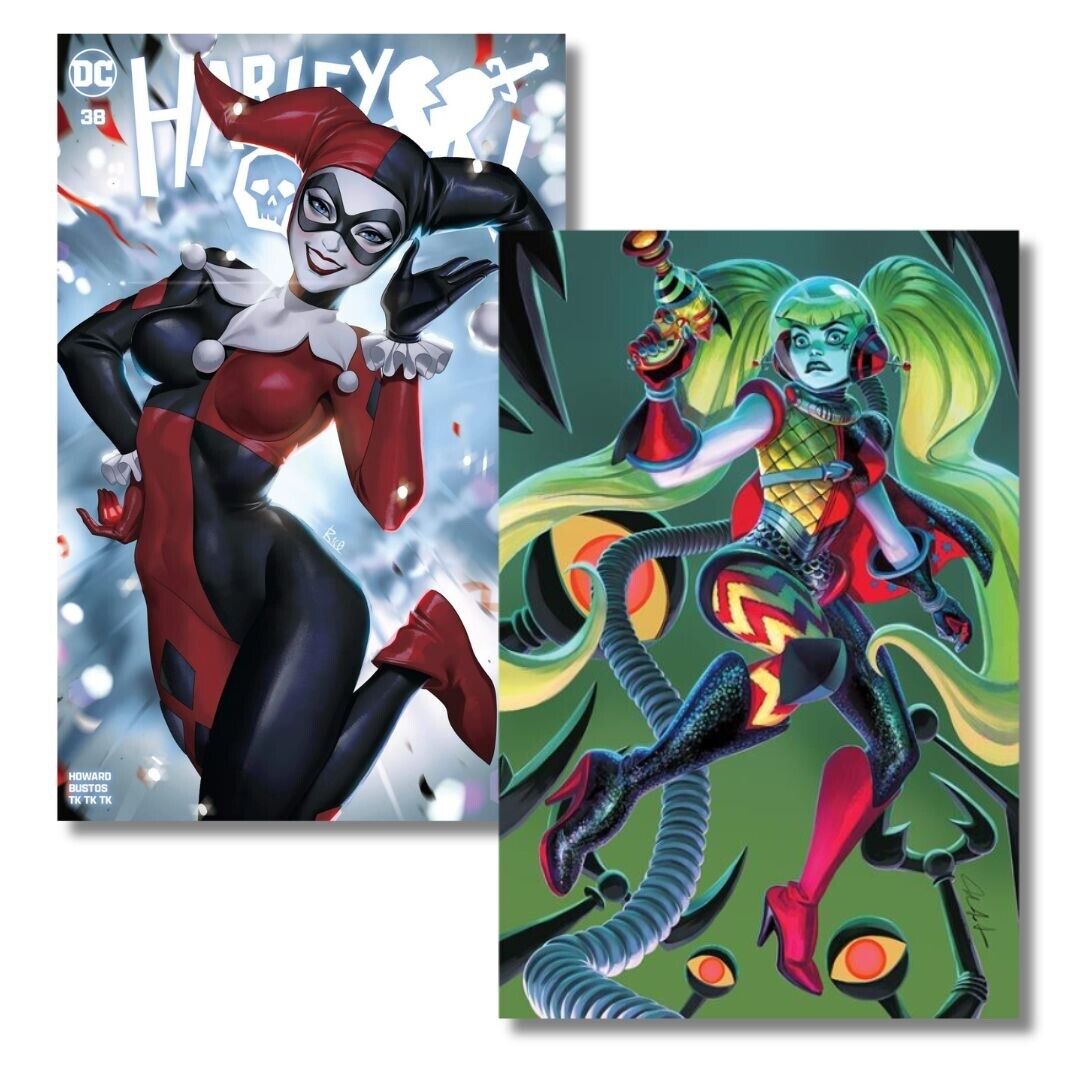 HARLEY QUINN #39 1:50 RATIO & EXCLUSIVE TRADE - MINDY LEE & R1CO