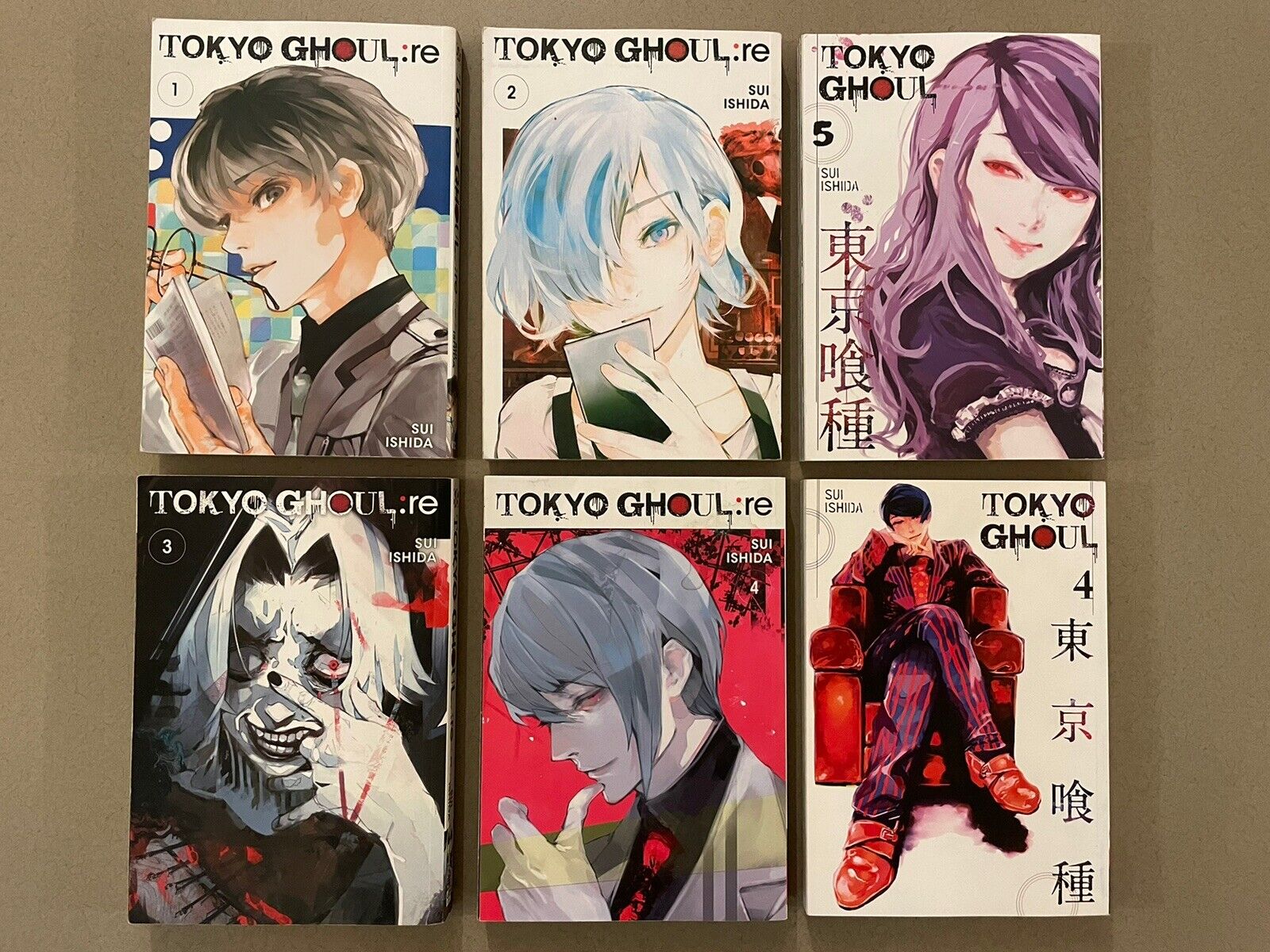 Tokyo Ghoul Manga - Volumes 1-5 - English - Viz Studio Manga