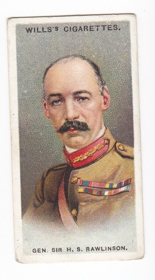 Vintage 1917 World War I Card General Sir Henry Rawlinson