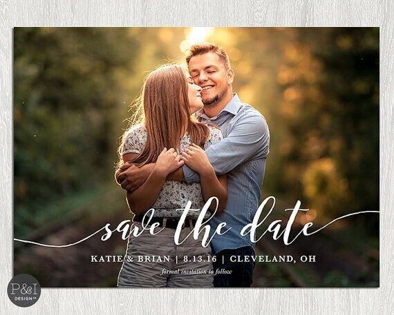 100- 4X6 Inch Custom YOUR WAY  Photo Magnets Wedding Save The Date