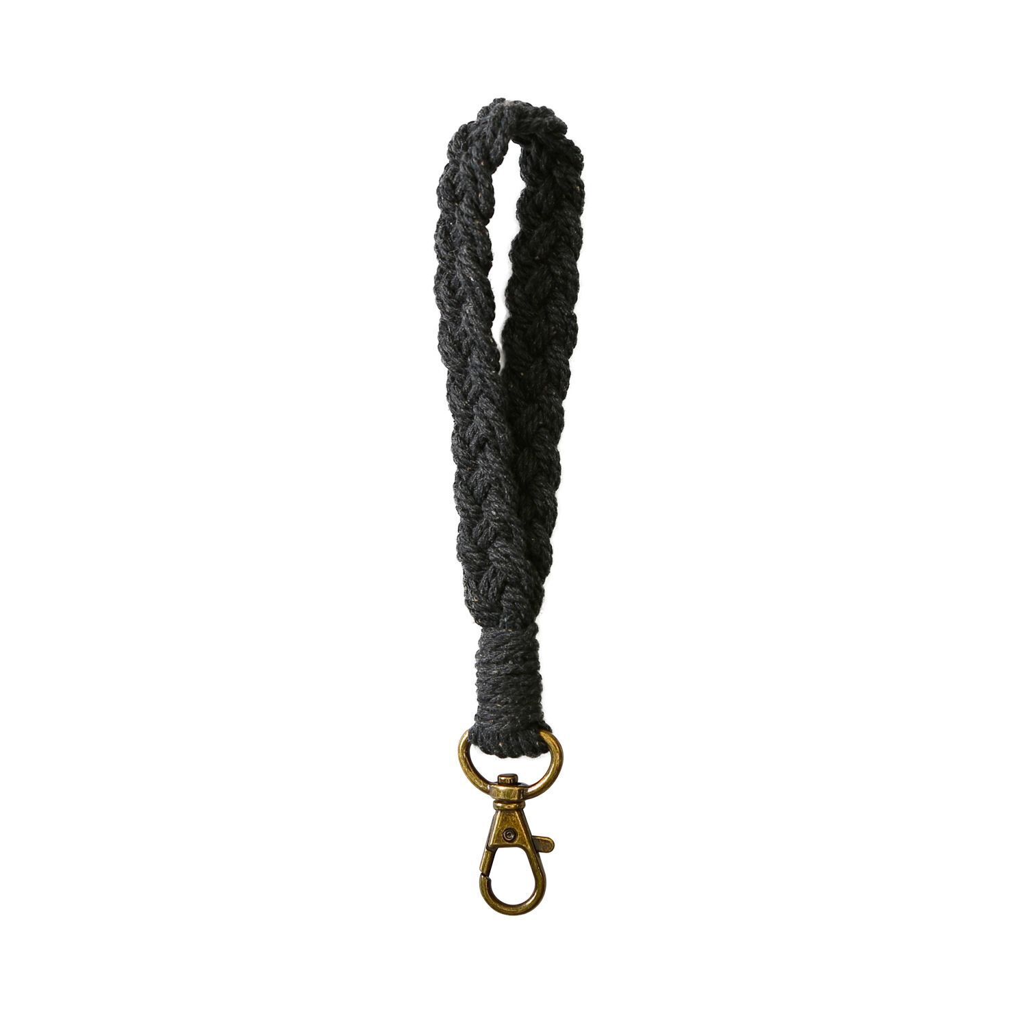 Boho Macrame Wristlet Keychains - Braided Strap Lanyards Anti-lost Keyrings 1pc