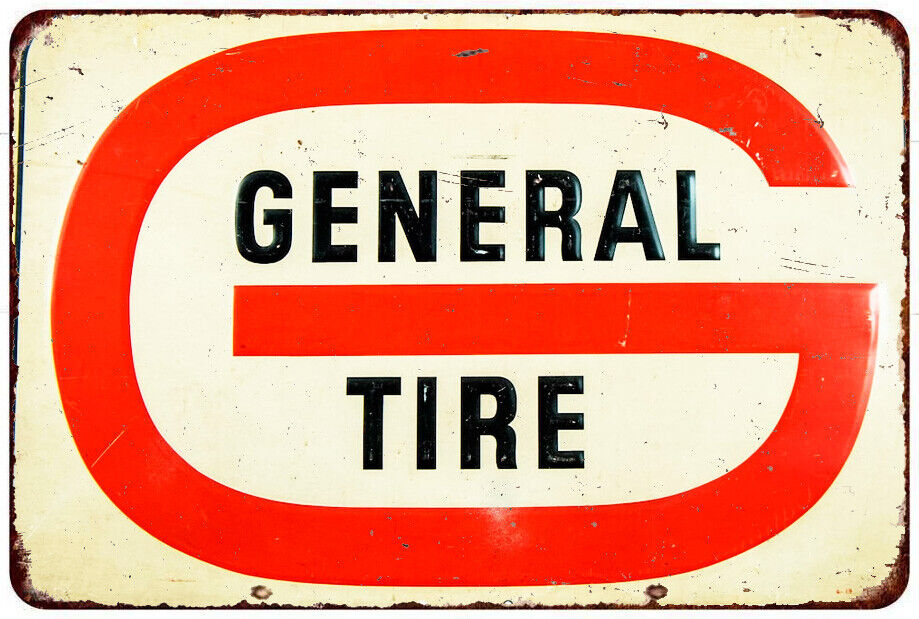 General Tire Dealer Vintage LOOK Reproduction Metal sign wall art