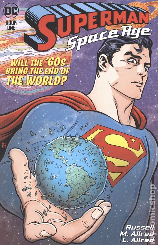Superman Space Age 1A Allred NM 2022 Stock Image