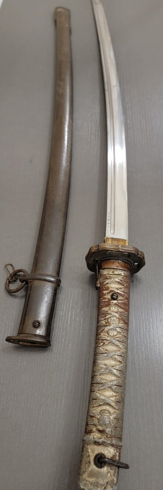 WWII Japanese Shin Gunto Type 95 NCO Sword Produced 1938-41 Matching Numbers