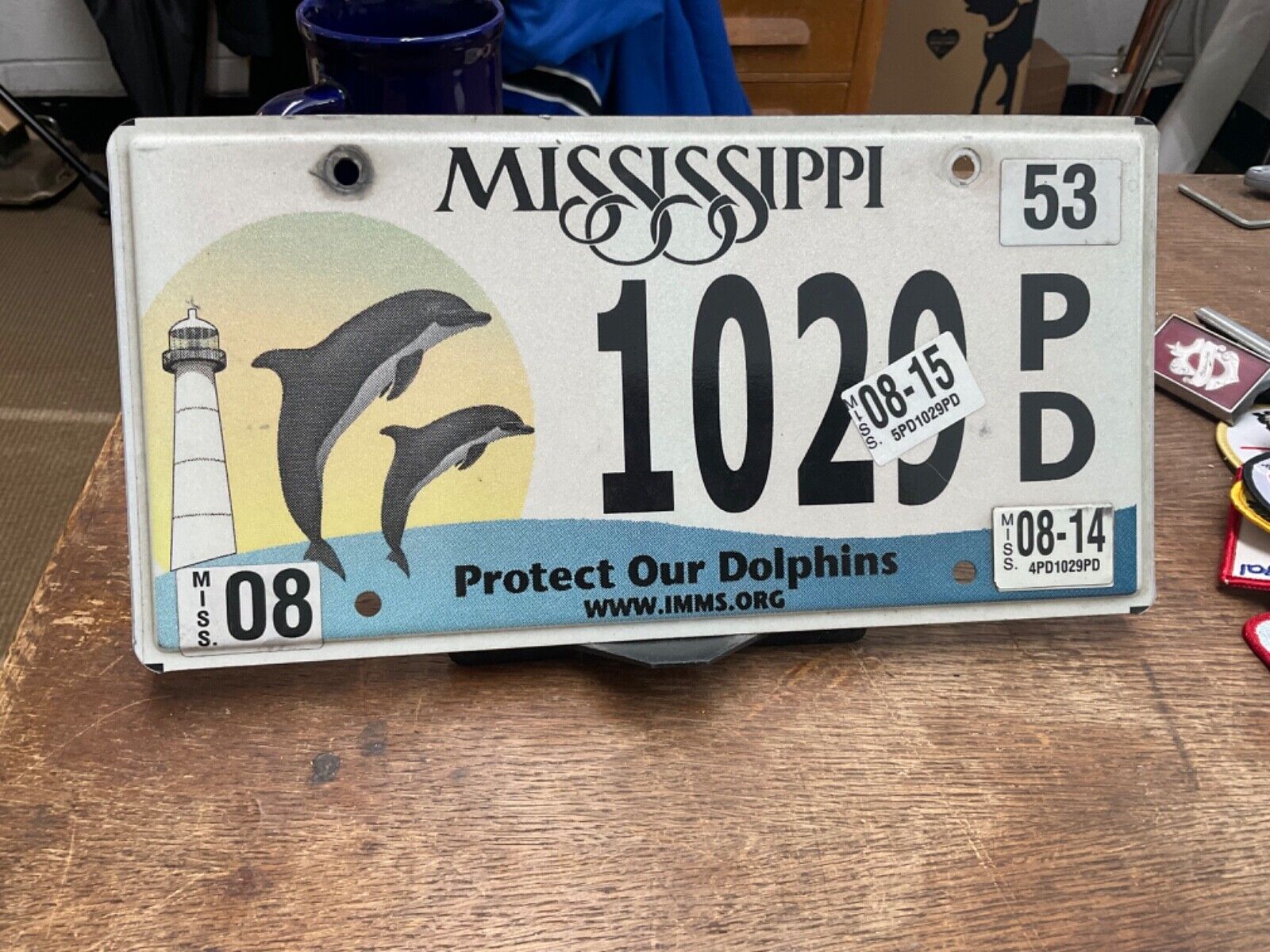 Mississippi License Plate \