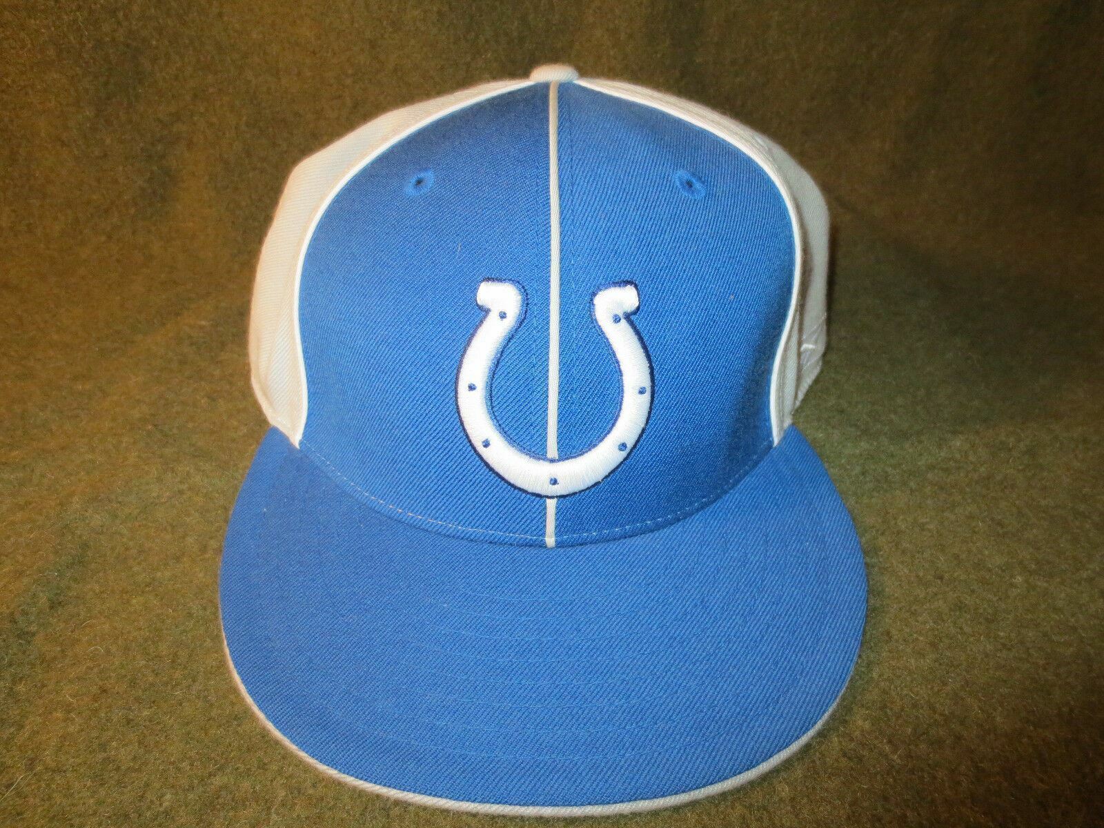 Indianapolis Colts hat cap Reebok Fitted Size 8 NFL Authentic & NEW  Andrew Luck