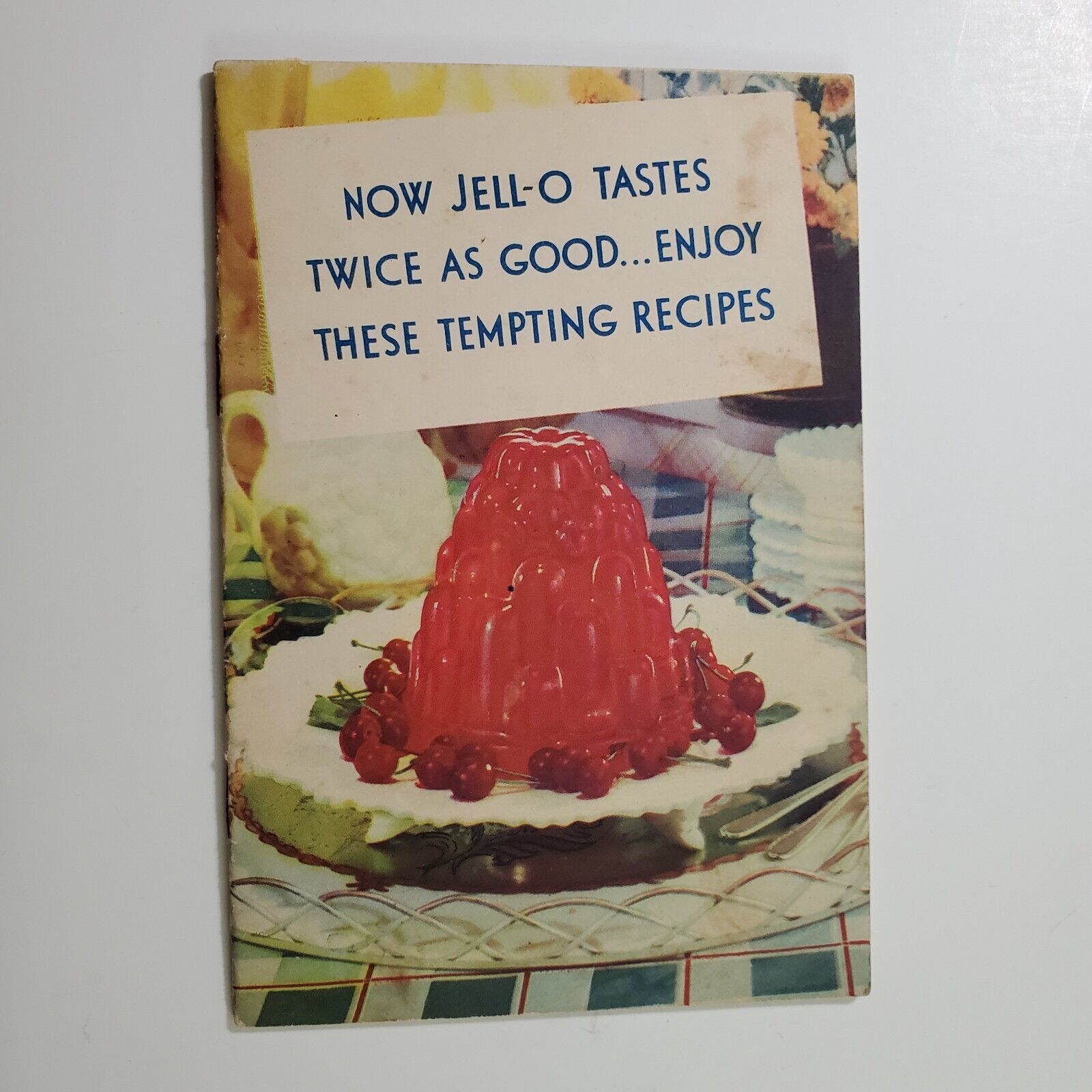 Vintage 1934 Now Jell-O Tastes Twice As Good Recipes Cookbook NO Res