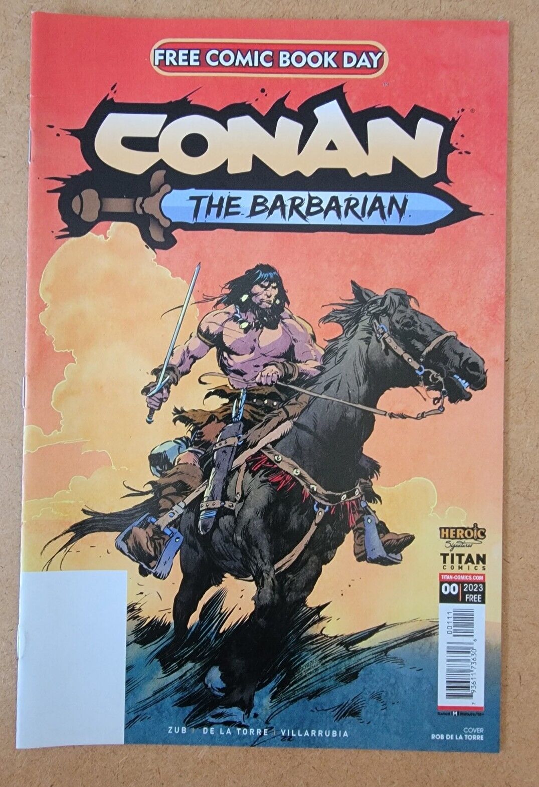 Conan the Barbarian FCBD 2023 Special 1 Jim Zub Free Comic Book Day FCBD New NM