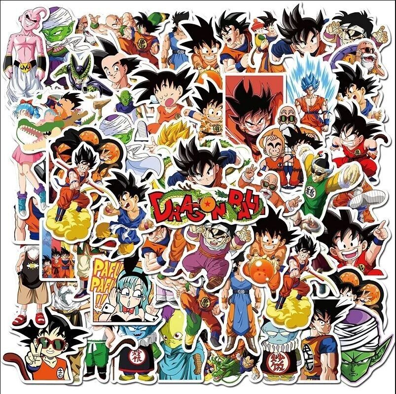 Dragon ball z 100 pc stickers