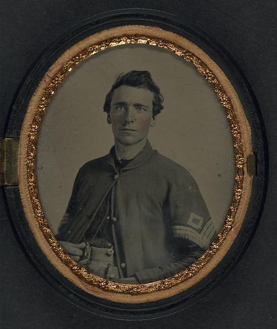 Unidentified Soldier,Union First Sergeant's Uniform,American Civil War,c1865