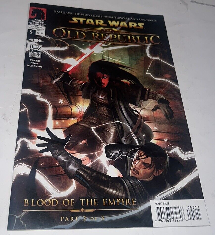 STAR WARS THE OLD REPUBLIC #5 BLOOD OF THE EMPIRE PT 2 OF 3 DARK HORSE COMICS
