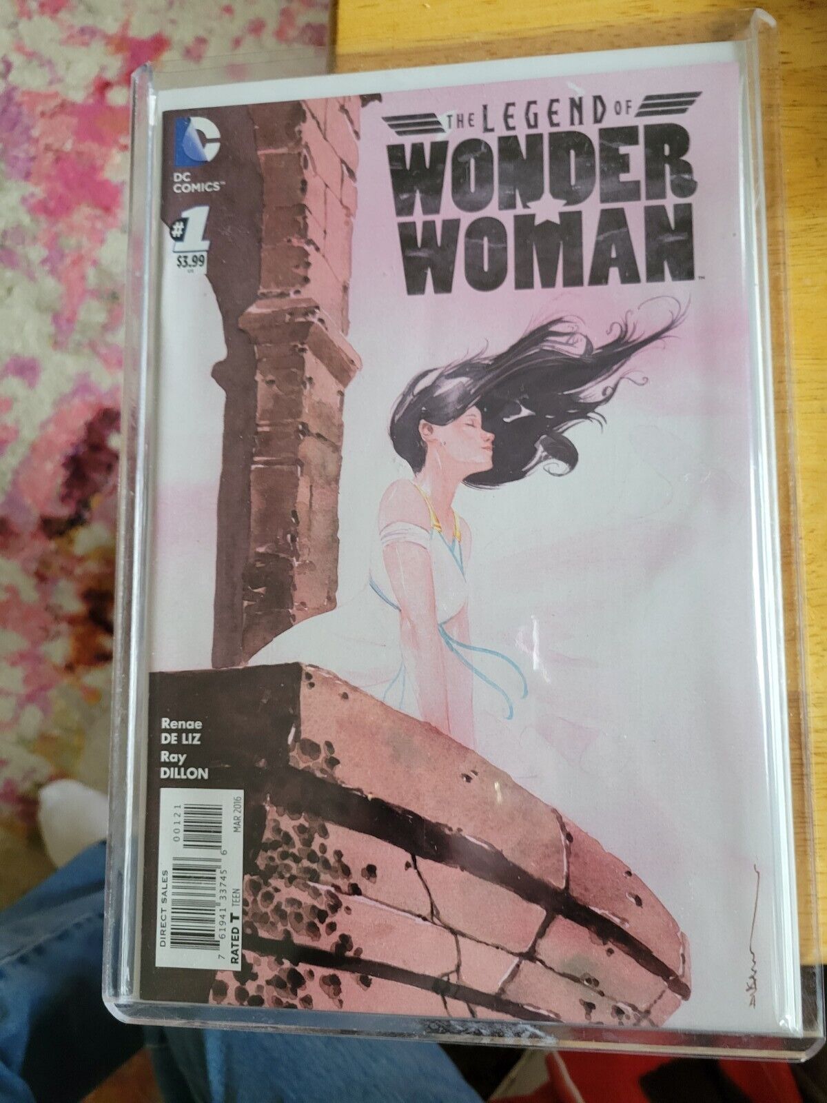Legend of Wonder Woman #1 2015 2016 1:25 Retailer Incentive Variant Comic Book