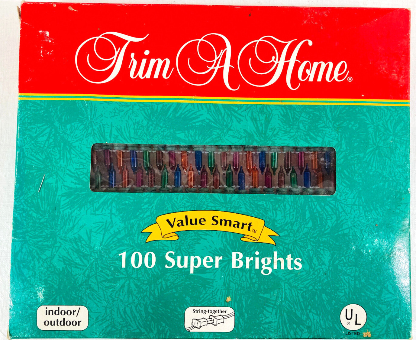 100 Multi Super Brights String Lights Indoor Vintage Kmart Trim A Home