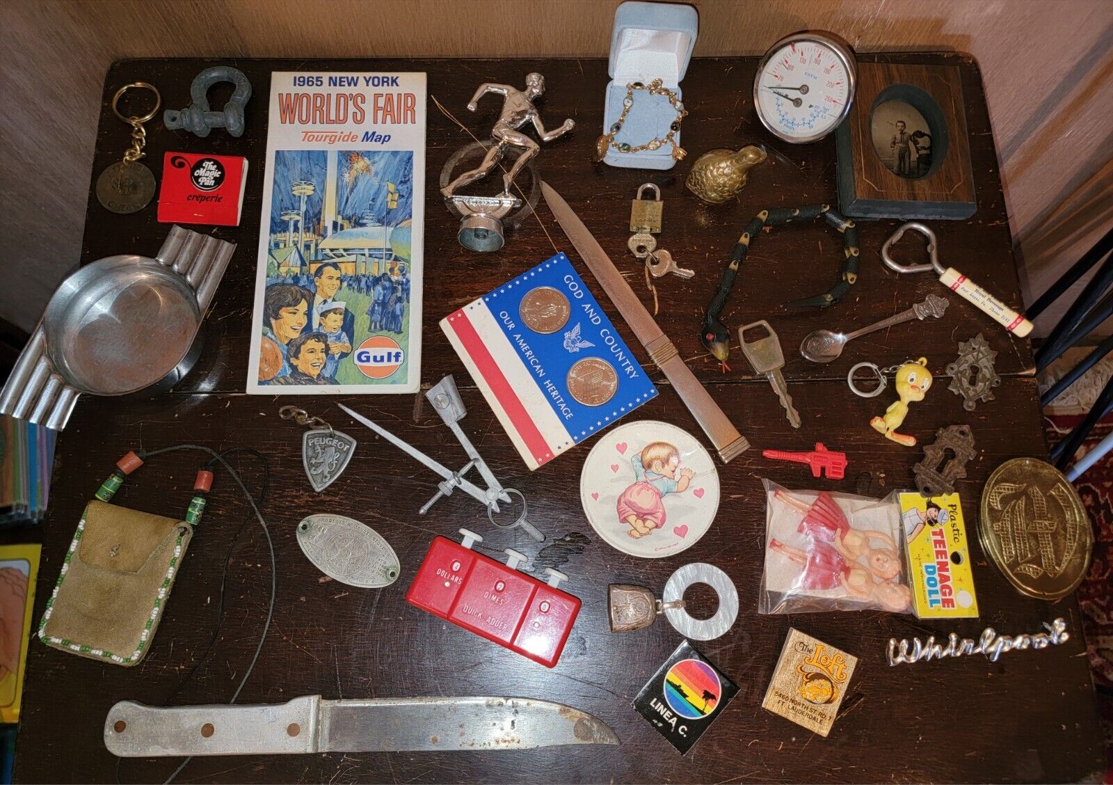 Vintage Junk Drawer Oddities Collectibles Lot Random Estate Finds All Shown