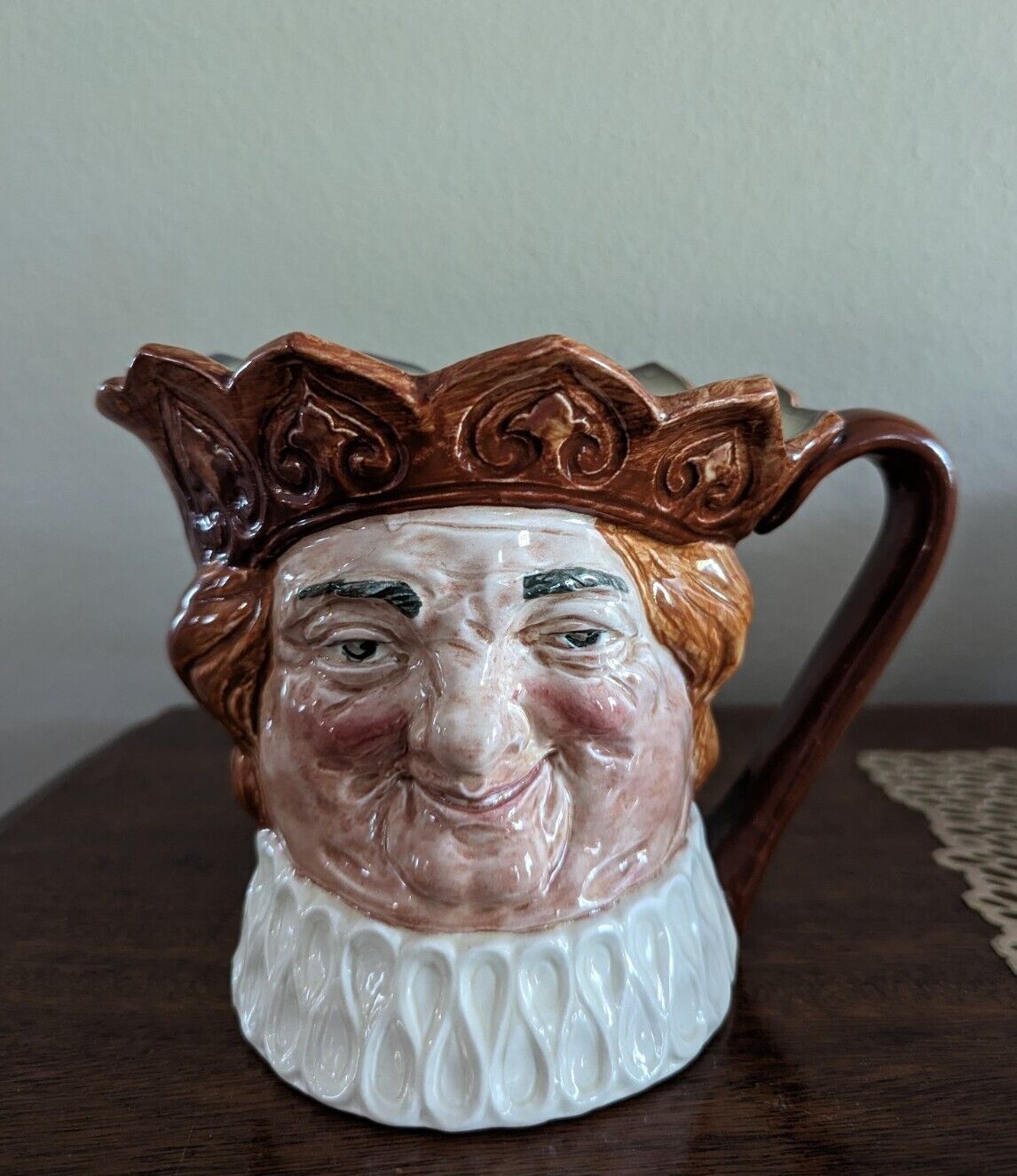 Vintage Royal Doulton Medium or Large Old King Cole Character Toby Jug Mug 