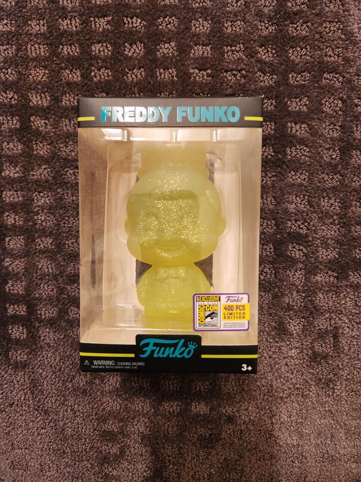Funko Hikari Freddy Funko Yellow Glitter SDCC 400 PCS Exclusive