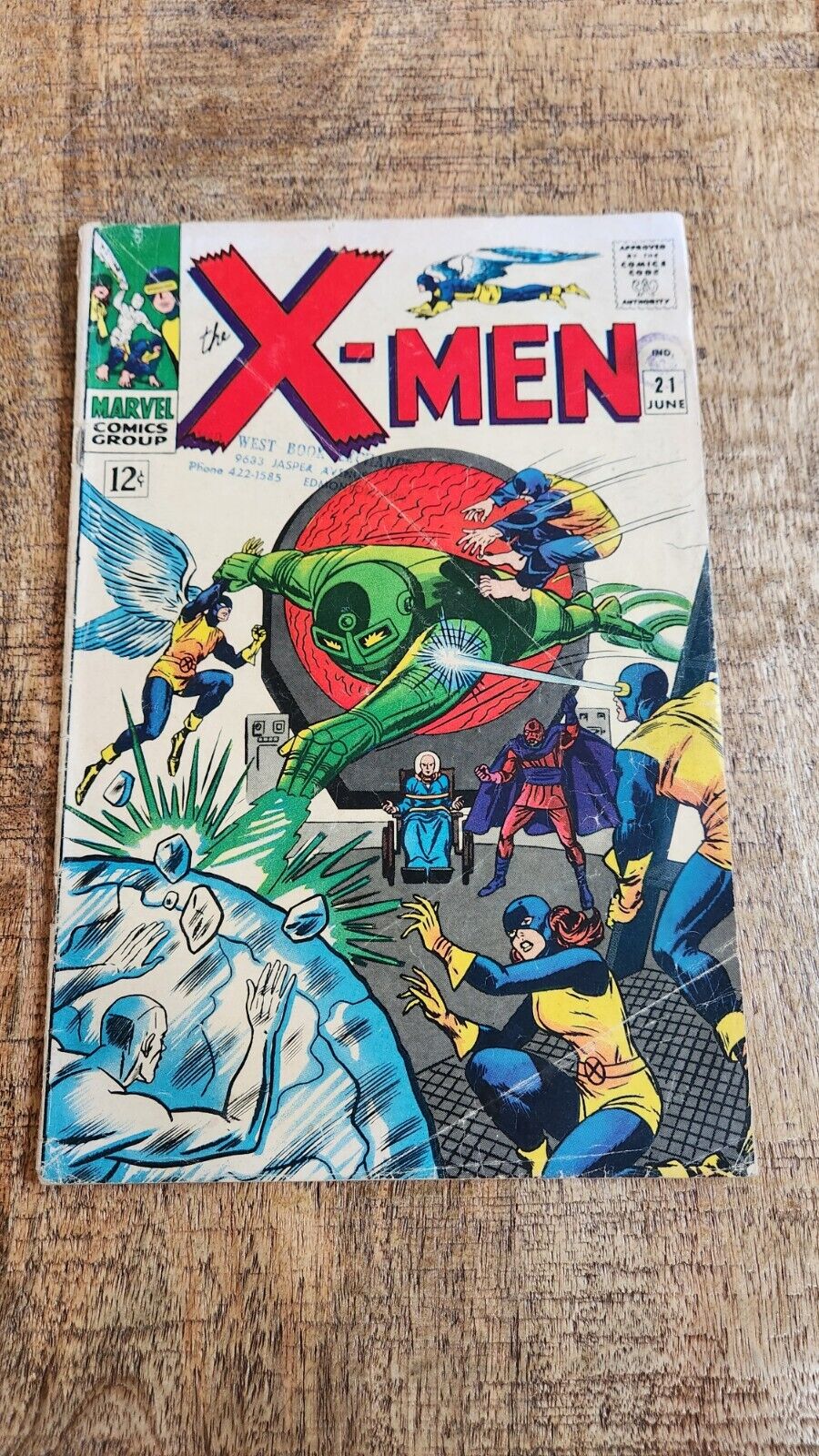 X-Men #21 Marvel Comics June 1966 GD/VG 3.0 Silver Age Jean Grey Cyclops