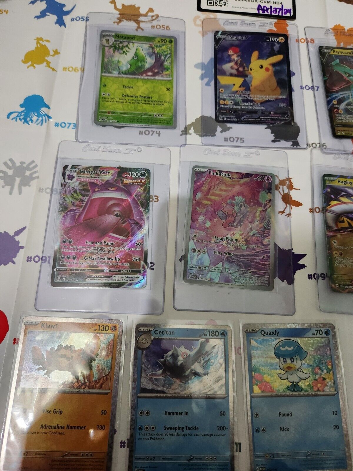 Pokemon Tcg Temporal Forces Mixed Lot Trainer Art Gallery SAR 151 & More