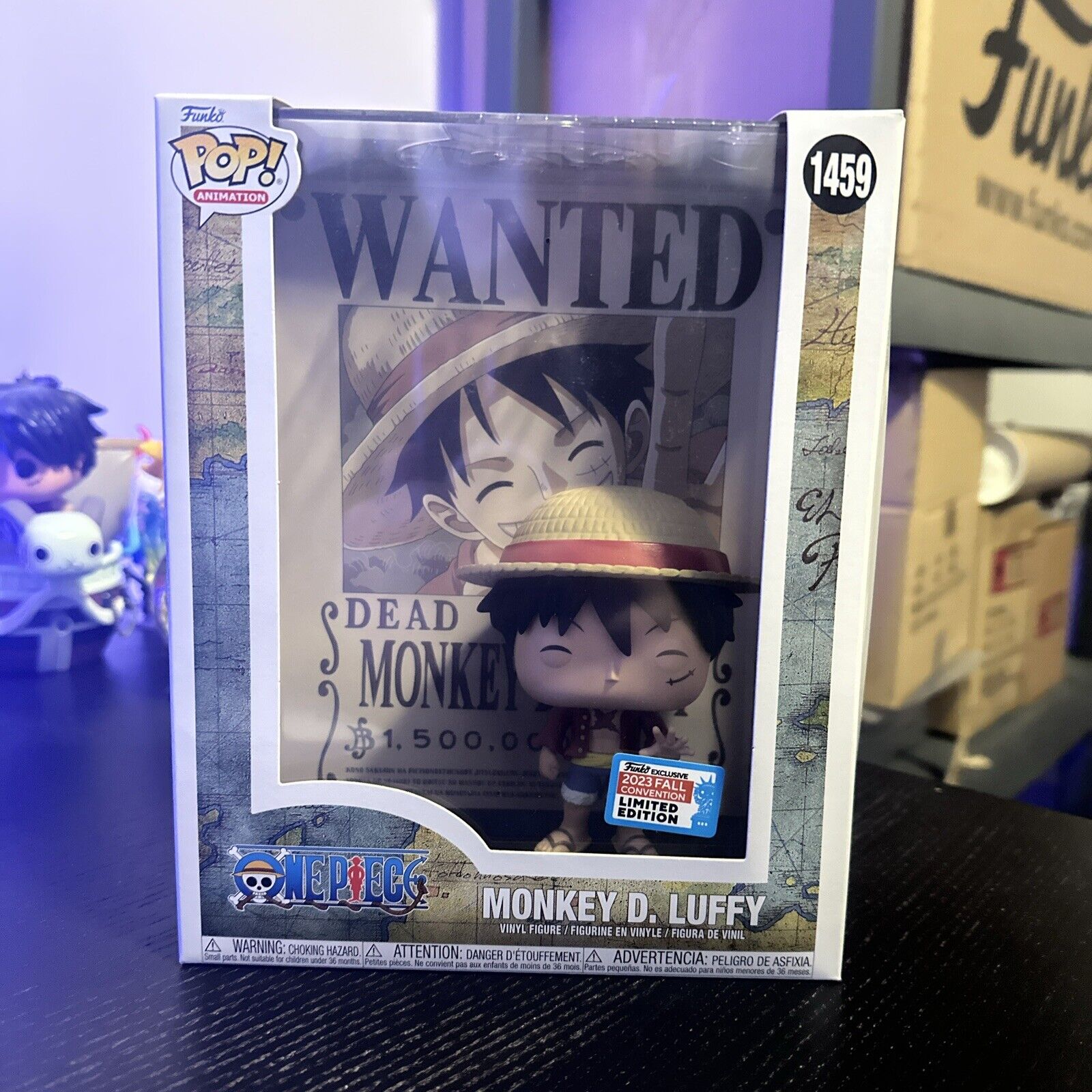 Funko Pop One Piece - Monkey D. Luffy Wanted Poster (NYCC) Shared Sticker