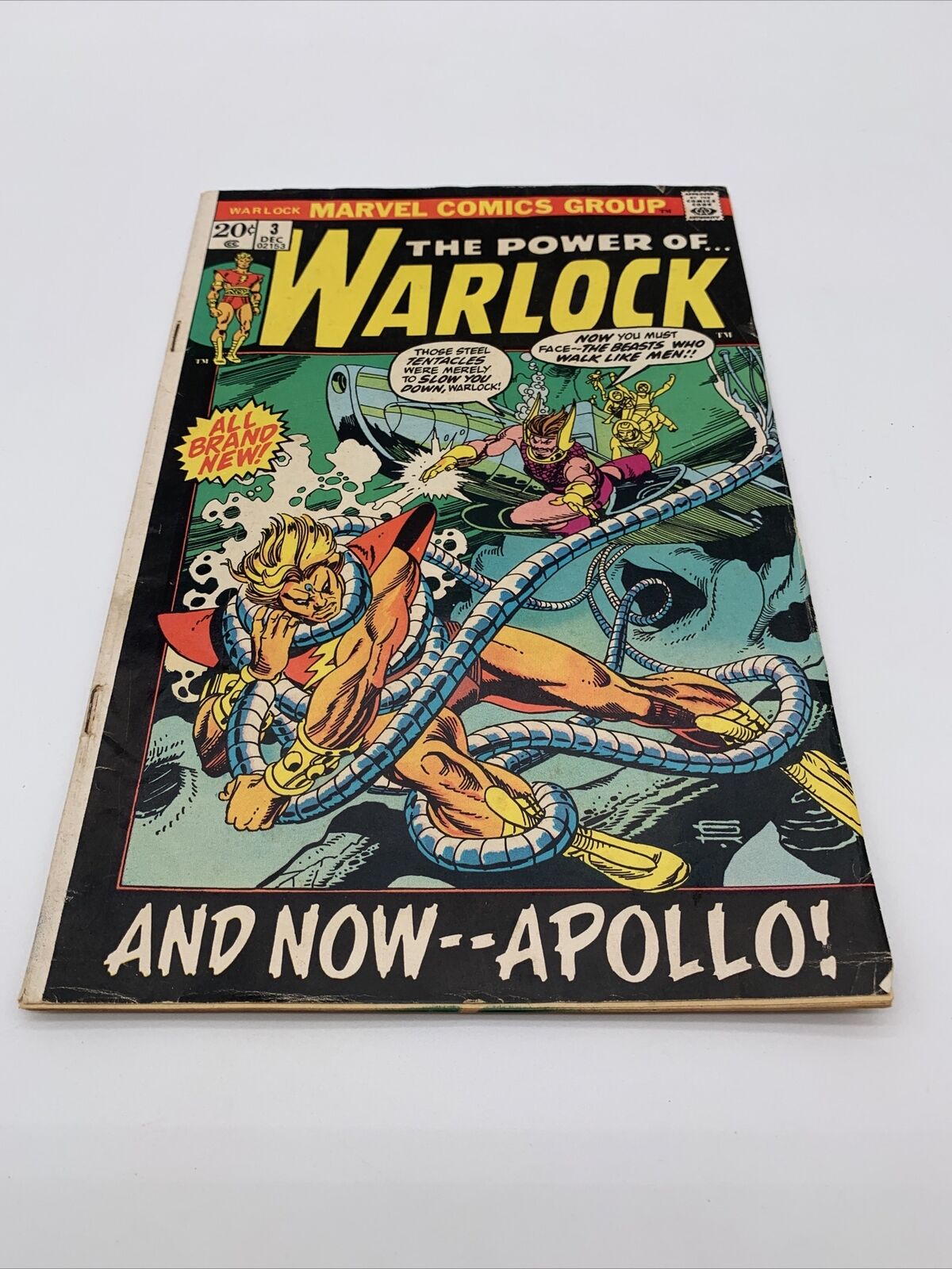 Marvel Comics Warlock #3 1972 Comic Book  1st App Triax & Rex Carpenter