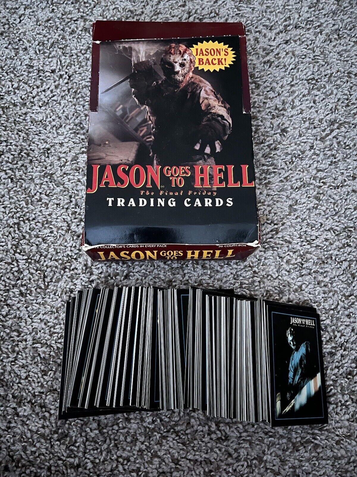 1993 Eclipse Jason Goes To Hell (227) Card Lot + Display Box