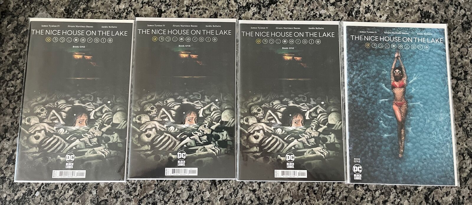 The Nice House On The Lake #1 (3 Copies) & Wanted Comix Variant Lot DC Black